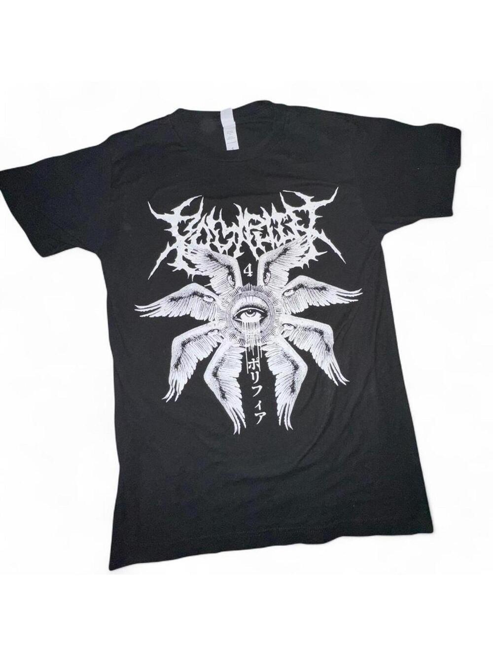 Polyphia Angel Graphic Tee Black Eye Wings Shirt